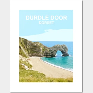 Dorset Durdle Door. Travel location poster Posters and Art